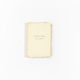 Deckled Edge Notebook