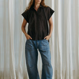 Trinity Top - Black Stripe