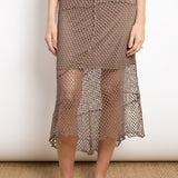 Louis Crochet Skirt - Bark — view 2