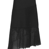 VIR VITA Louis Crochet Skirt - Black