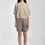 Micaela Greg Mesh Tee - Mist