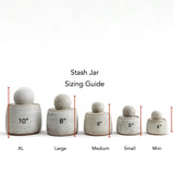 Stash Jars - Alabaster
