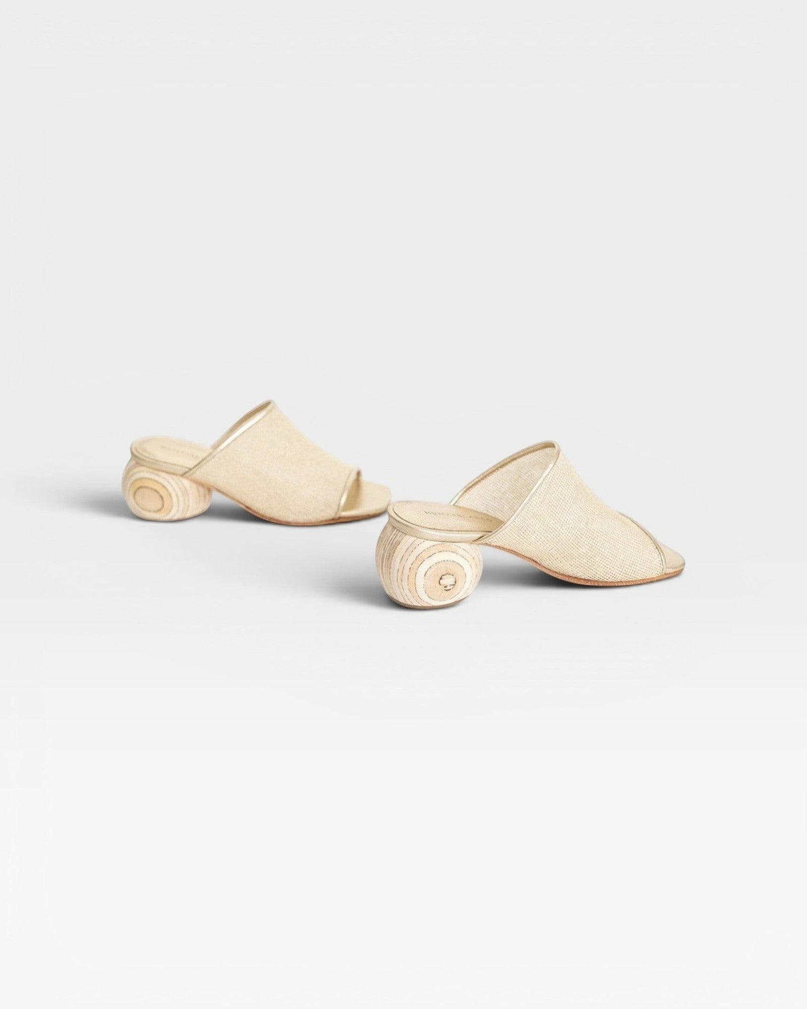 Milla Mule - Gold Jute — view 6