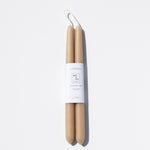 Beeswax Dipped Candles - Clay
