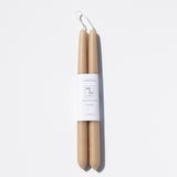 Beeswax Dipped Candles - Clay