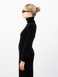 Polly Turtleneck Cashmere Sweater - Black