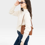 Rome Crossbody - Maple Pebble Leather — view 6