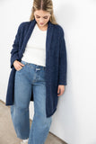 Parker Sweater Coat - Denim Blue