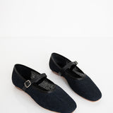 Penny Mary Jane Flat – Coal Jute — view 3