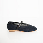 Penny Mary Jane Flat – Coal Jute — view 2