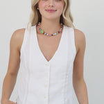 Violette Vest - White product video