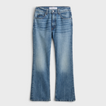 Apiece Apart Rene Kick Flare Jean in Hermosa wash, flat product shot