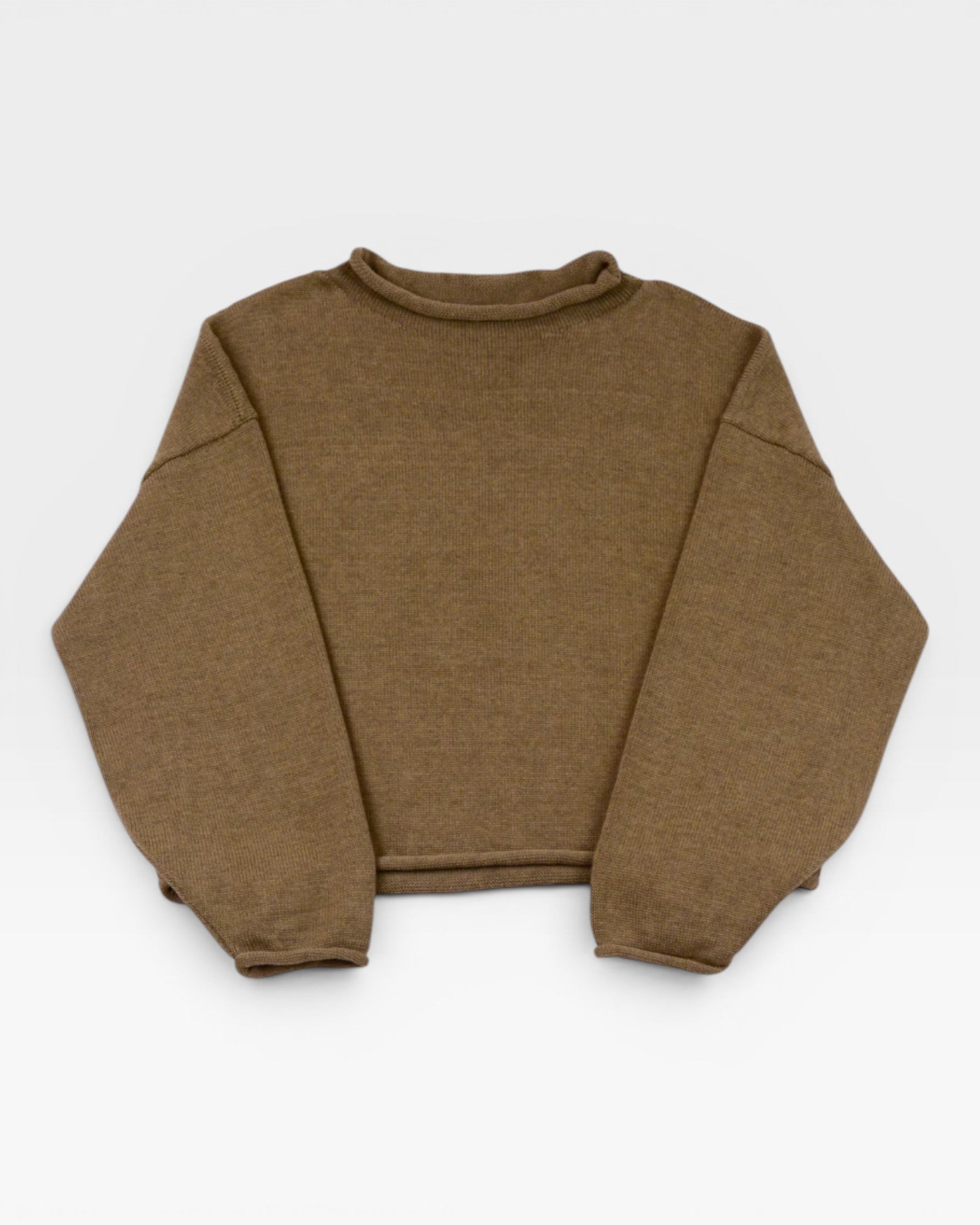 Rolled Sweater - Umber — view 2