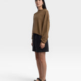 Rolled Sweater - Umber — view 3