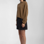 Rolled Sweater - Umber — view 3