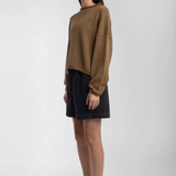Rolled Sweater - Umber — view 3