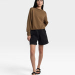 Rolled Sweater - Umber — view 4