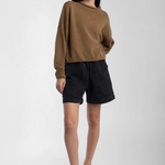 Rolled Sweater - Umber — view 4