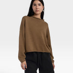 Rolled Sweater - Umber — view 5