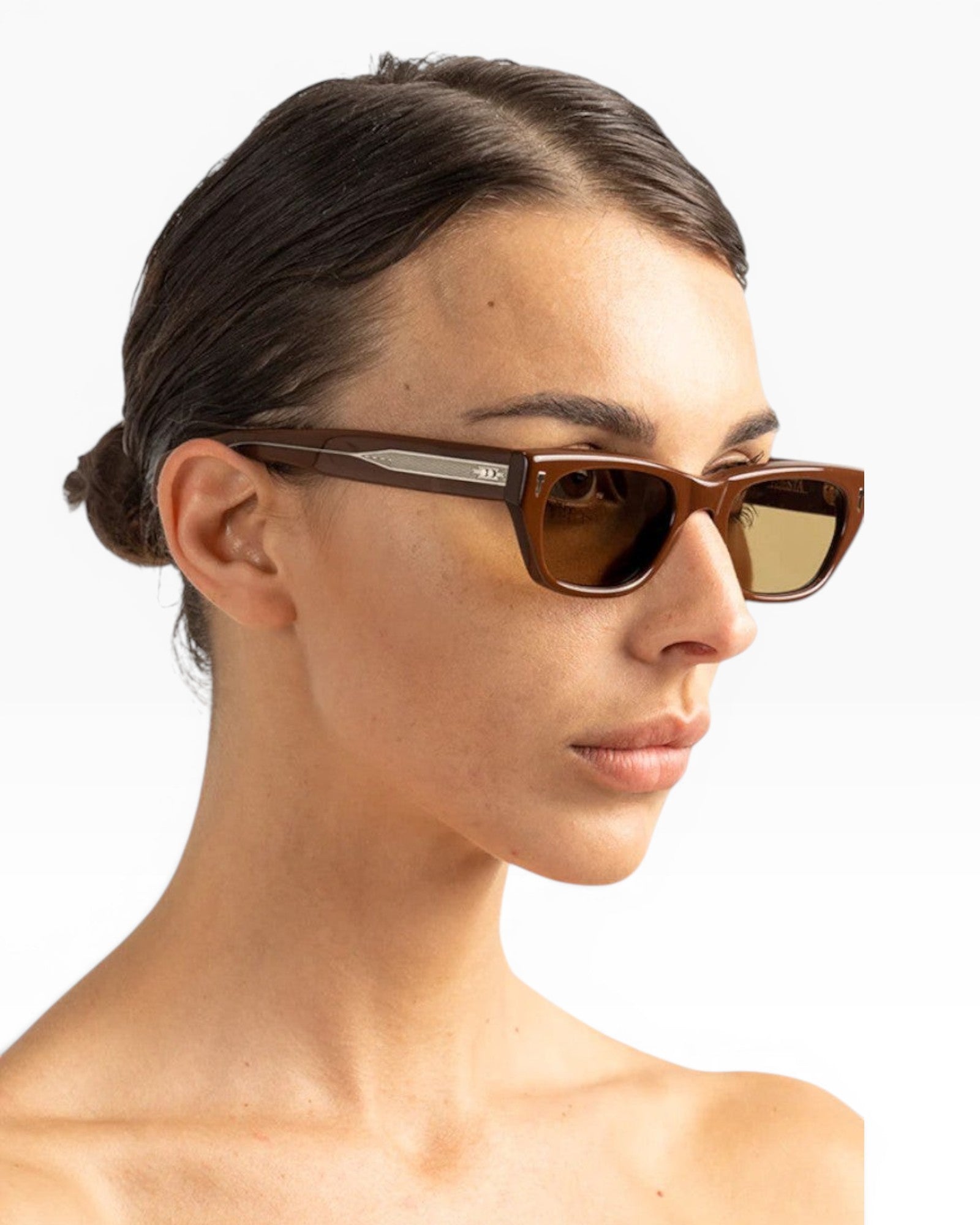 Parker Sunglasses - Saddle — view 5