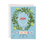 Red Cap Cards Tennis Mom Card