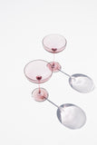 Pair of Rose Coupe Glasses