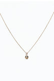 14K Dainty Circle Charm