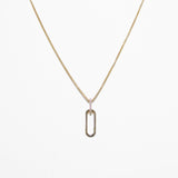 14K Paperclip Charm