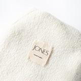 Tag inside of Parker Oversized Beanie in Cream
