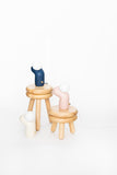 Doko Lamps styled on stools