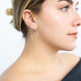 14K Gold Endless Hoop