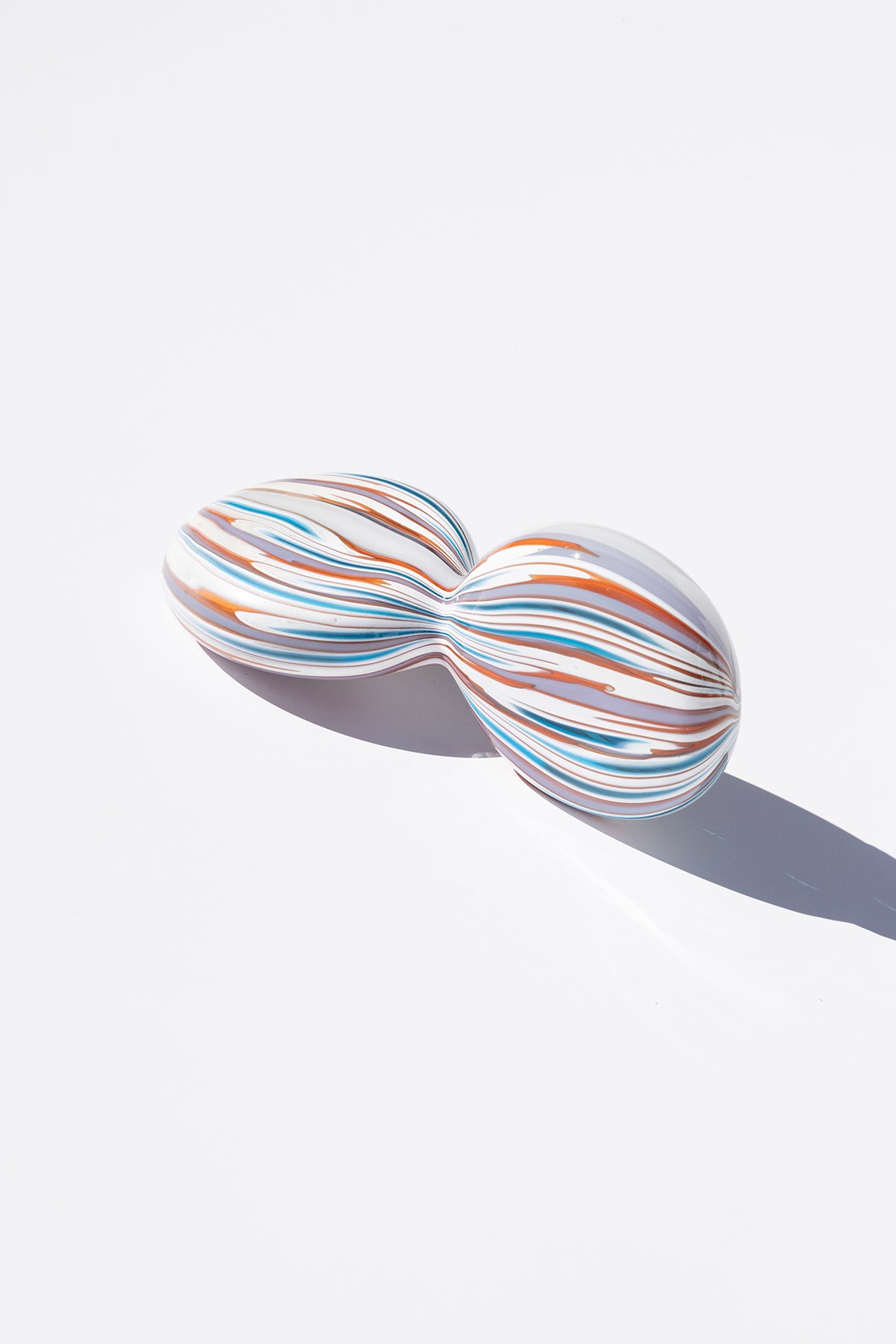 Leigh Wyatt Handblown Double Cannini Sculpture