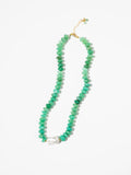 Chrysoprase Faceted Necklace