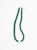 Emerald + Baroque Pearl Necklace