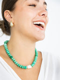 Chrysoprase Faceted Necklace