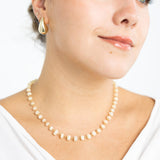 Fire Opal Bead Necklace