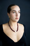 Ruby + Baroque Pearl Necklace