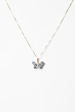 Blue 14K Diamond Encrusted Butterfly Charm