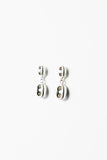 Sterling Silver Puffy Gucci Earring