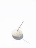 Pebble Incense Holder - Speckled White