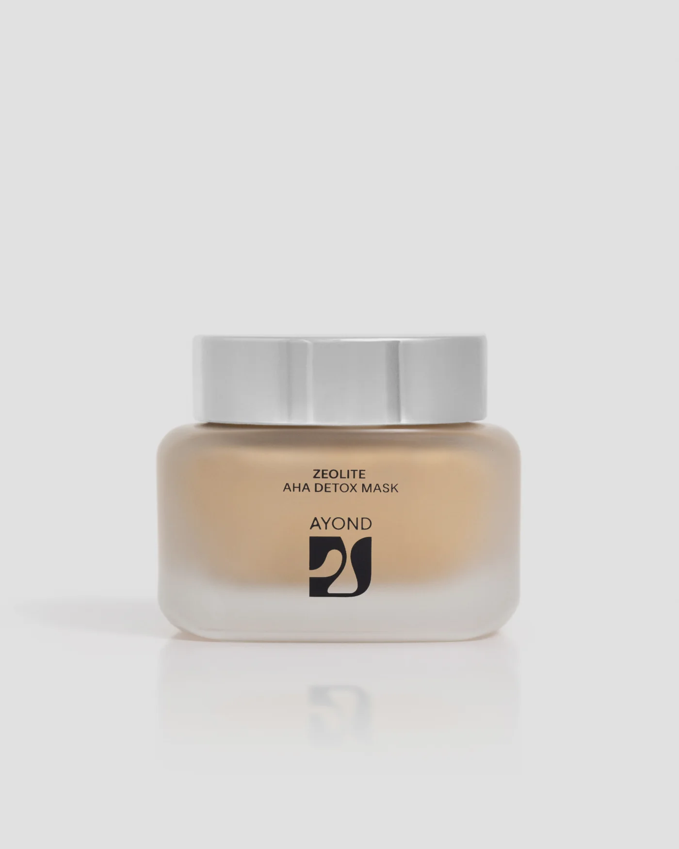 Jar of Ayond Zeolite AHA Detox Mask on a white background