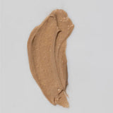 Swatch of brown mask on a light gray background