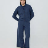 Callum Cardigan - Blue Melange