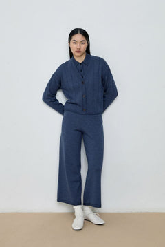 Callum Cardigan - Blue Melange