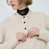Callum Cardigan - Ivory