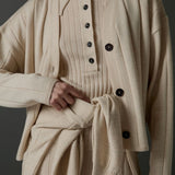 Callum Cardigan - Ivory