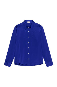 The Silk Shirt - Azure