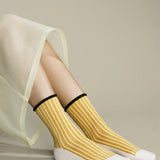 Hilda Crew Socks - Ecru