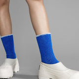 Hoodie Wool Crew Socks - Coastal