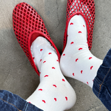 Heart Sneaker Socks